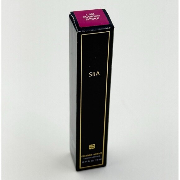 CHANGE AGENT LIQUID LIPSTICK L 380 GLAMOUR PURPLE -Siia Cosmetics - Picture 4 of 16